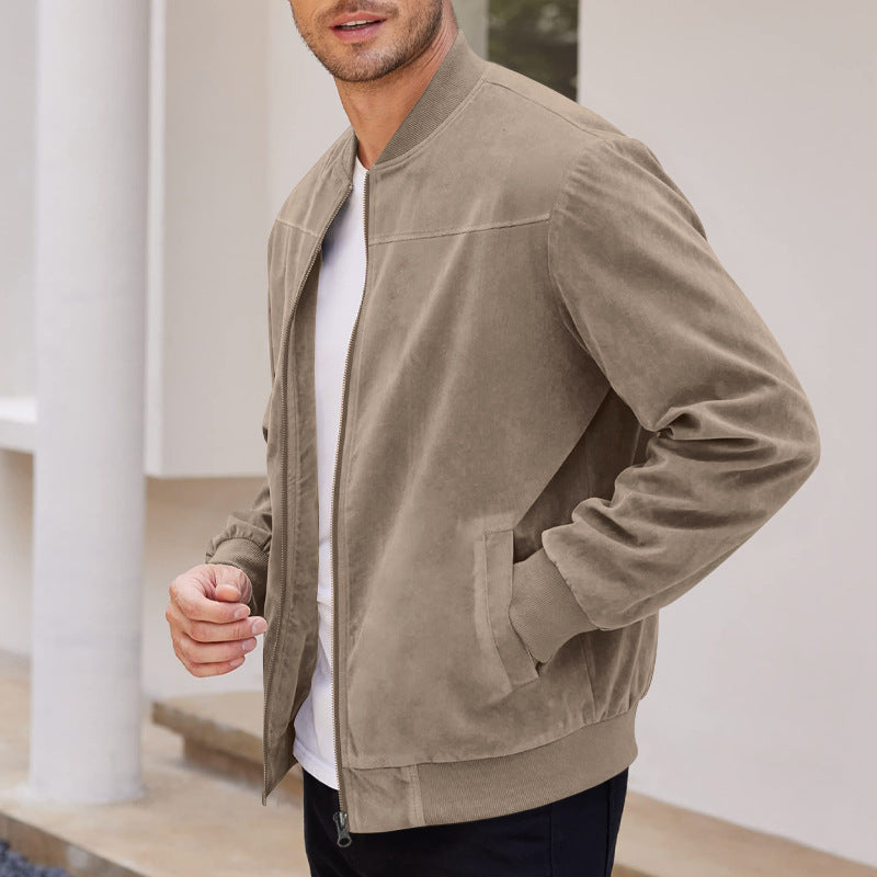 Herren stylische Bomberjacke mit sportlichem Schnitt Drune
