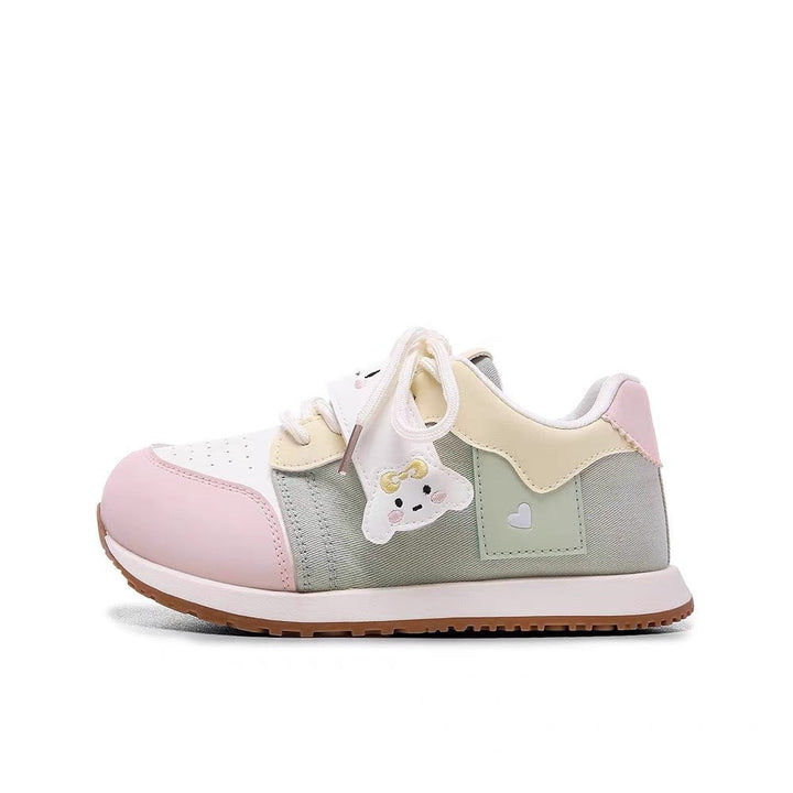 Damen Kindersneaker mit niedlichem Tierdesign und praktischem Klettverschluss Drune