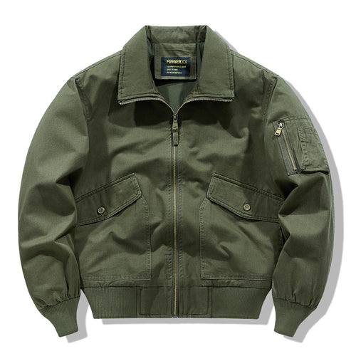 Männer's  schwergewicht utility zip jacke mit signature ärmel zip tasche und klappen cargo taschen Drune