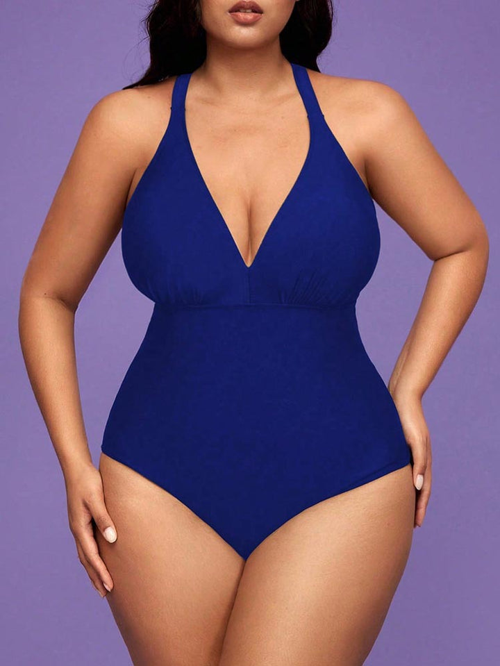 Damen eleganter Einteiler Badeanzug Drune
