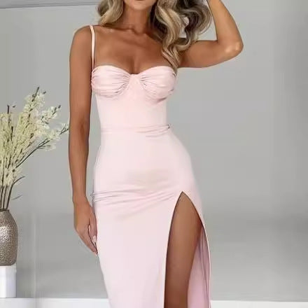 Drune | Sommer Sexy Slim Split Sling Kleid