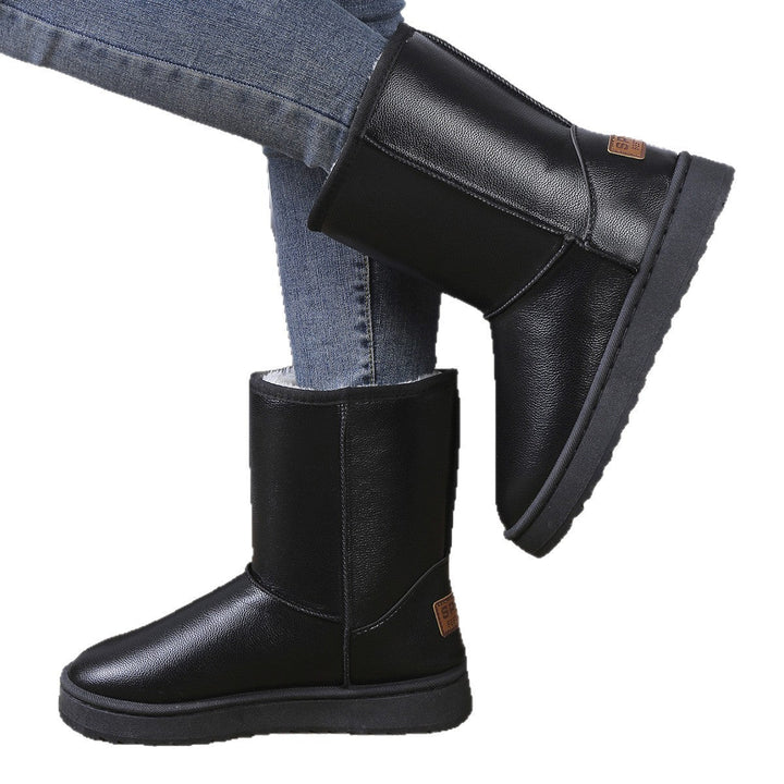 Damen kuschelige Winterboots mit warmem Innenfutter Drune