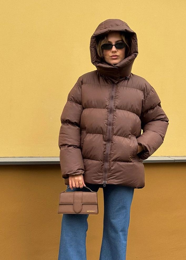 Drune | Schokoladen-Pufferjacke - Gemütlich und Trendy