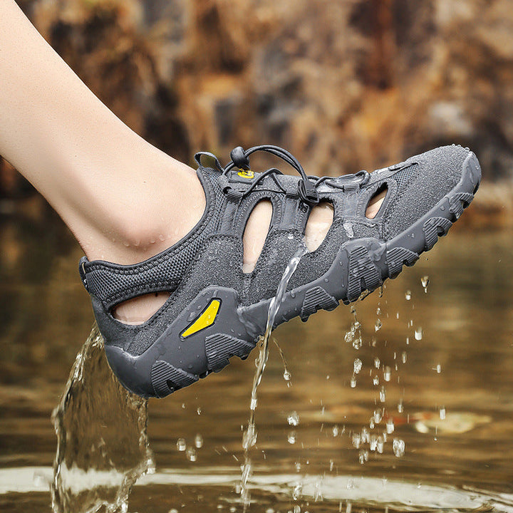 Damen Wasserdichte Outdoor-Sandalen mit rutschfester Sohle und atmungsaktivem Obermaterial Drune