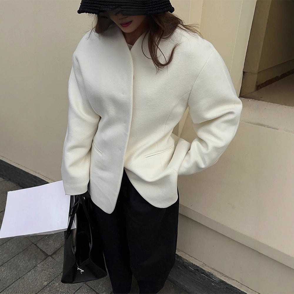 Damen lässiger Blazer aus hochwertigem Material Drune