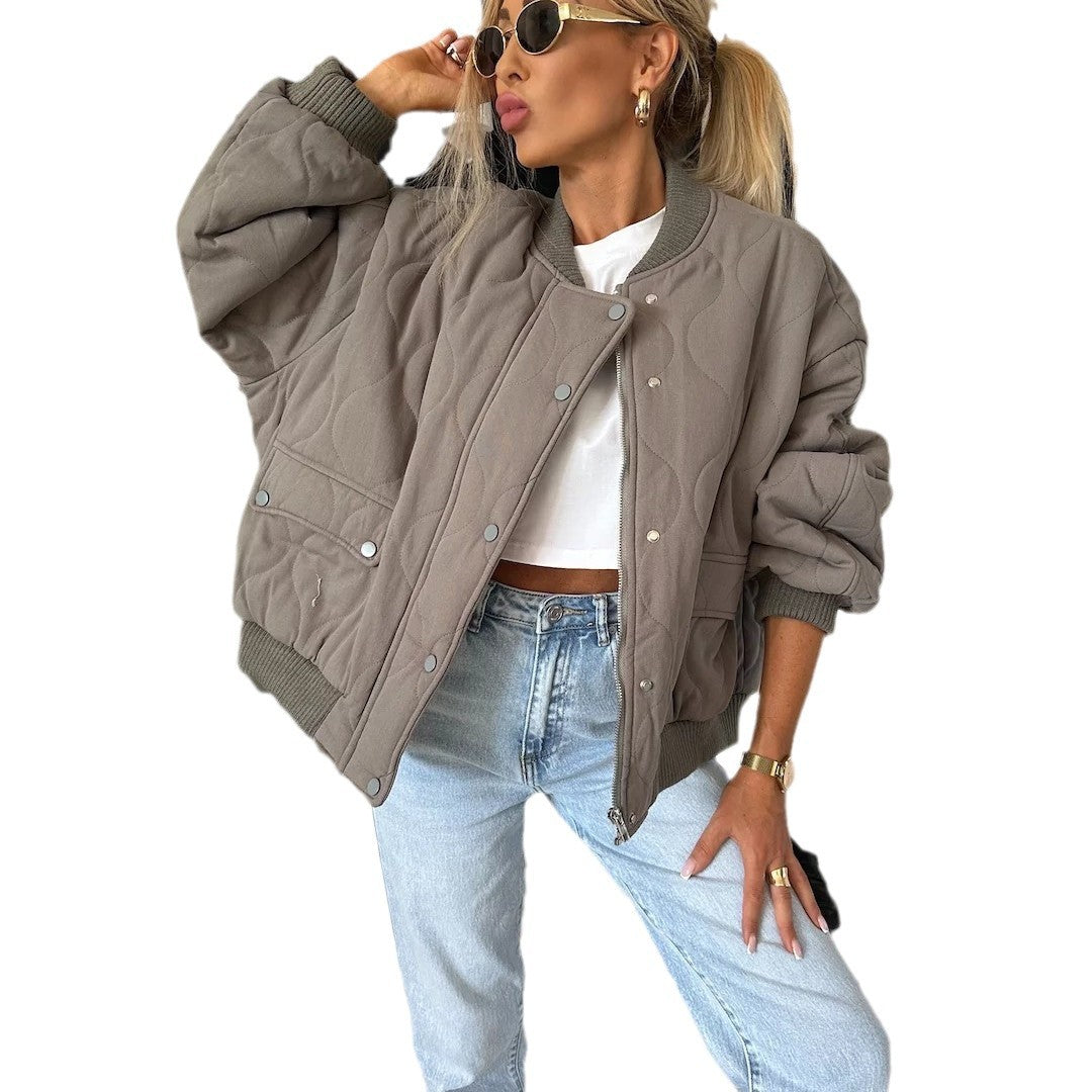 Damen Übergröße Steppjacke im sportlich-modernen Design Drune