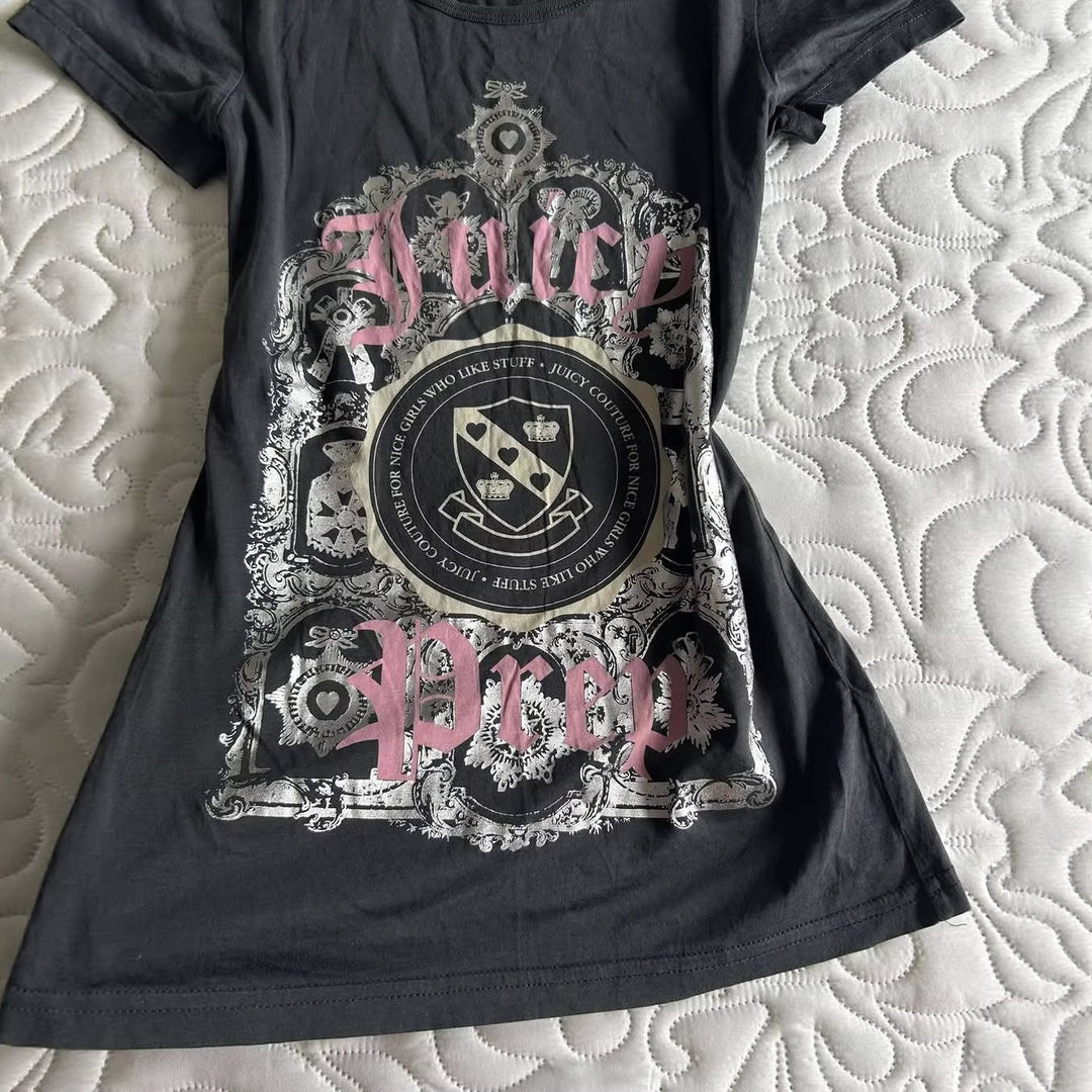 Damen Trendiges Graphic T-Shirt Drune