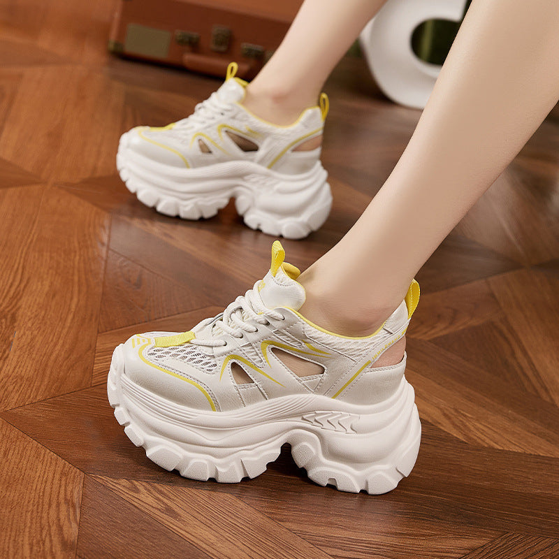 Damen Chunky Sneakers mit atmungsaktiver Netzstruktur und komfortabler Dämpfung Drune