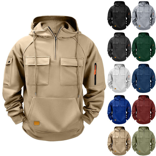 Herren Alltags-Hoodie mit praktischen Taschen Drune