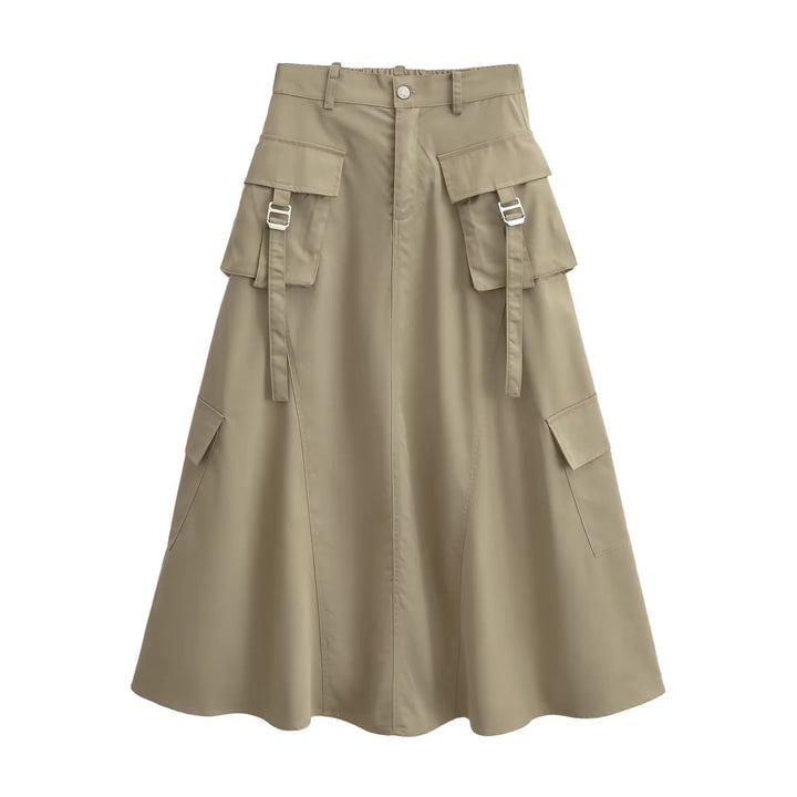 Damen Cargo-Rock mit praktischen Taschen und elegantem Schnitt Drune
