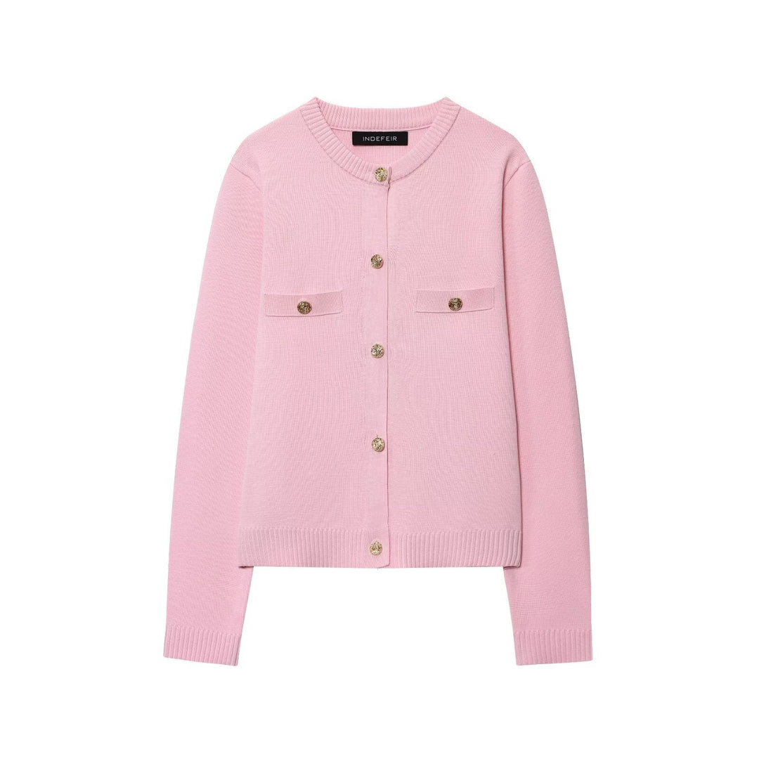 Damen Strickjacke mit Knopfdetails und praktischen Taschen Drune