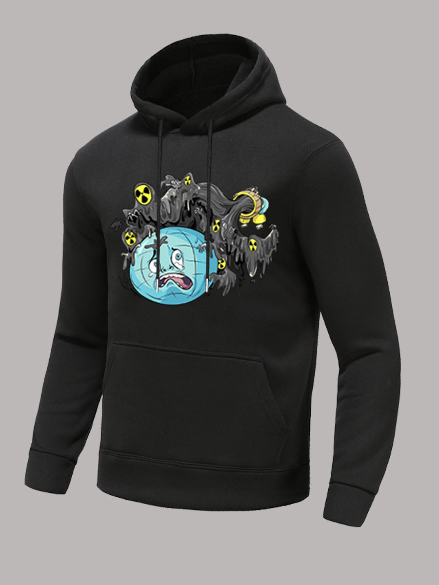 Damen Kapuzenpullover mit einzigartigem grafikdruck Drune