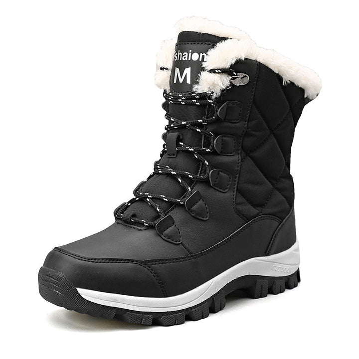 Damen Winterstiefel mit isolierender Fütterung und rutschfester Sohle Drune