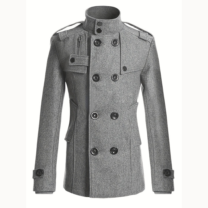 Damen Modischer Trenchcoat mit asymmetrischem Schnitt und praktischen Taschen Drune