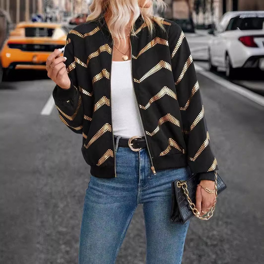 Drune | Print Jacke - Bold Street Style - Leichtes Material - Freizeitbekleidung