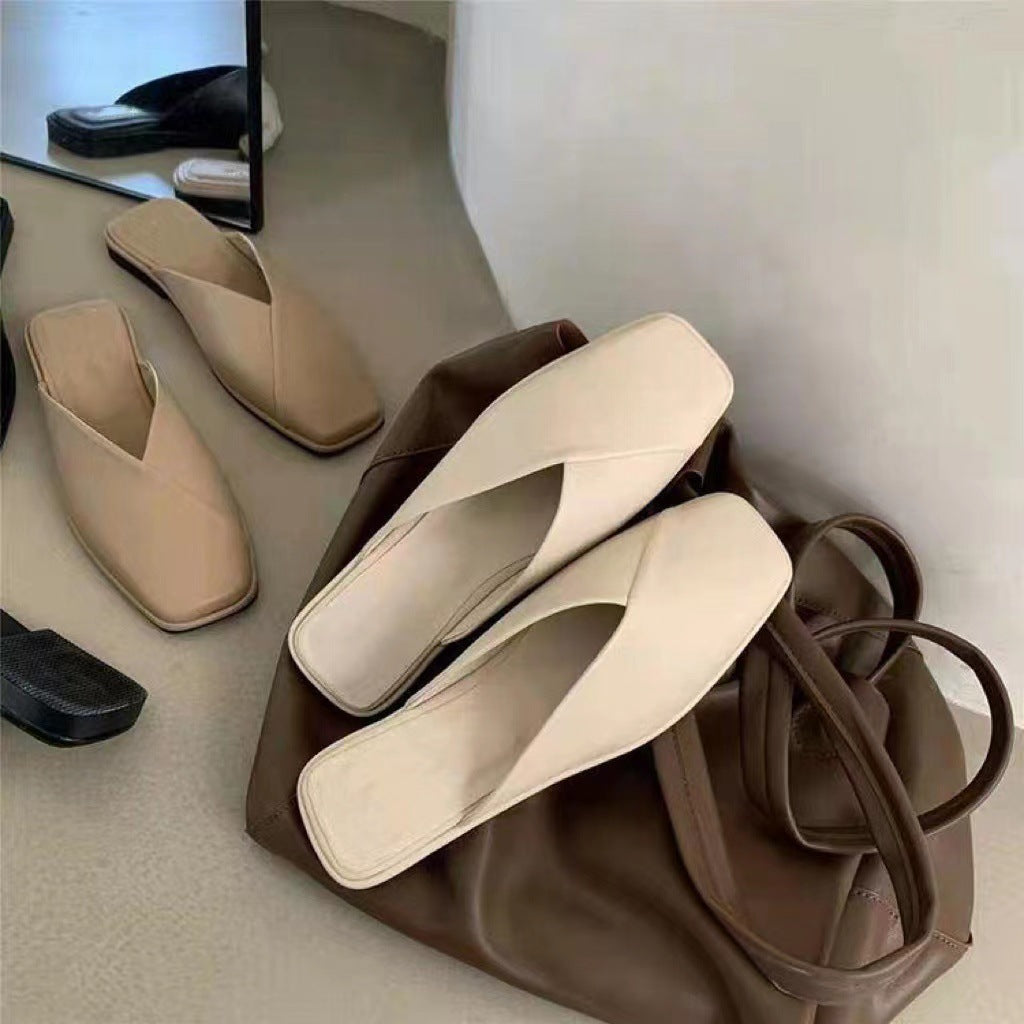 Damen Mules mit elegantem Überkreuz-Design und komfortabler Fußbettung Drune