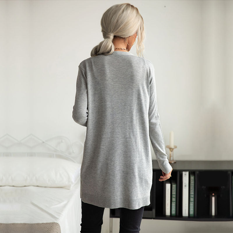 Damen Strickjacke mit praktischem Taschen-Design und strukturierter Oberfläche Drune