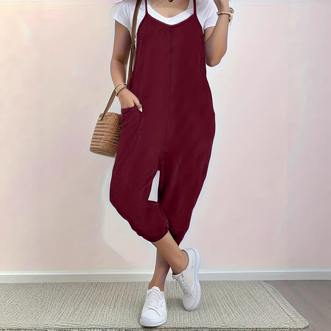 Damen Jumpsuit mit komfortabler Passform und praktischen Taschen Drune