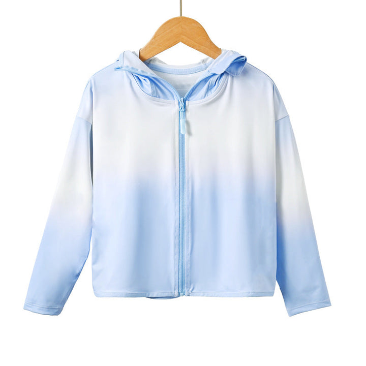 Damen UV-Schutzjacke mit atmungsaktivem Stoff und abnehmbarer Kapuze Drune