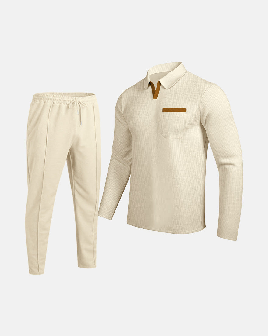 Herren Kombi-Outfit mit Poloshirt und Jogginghose Drune