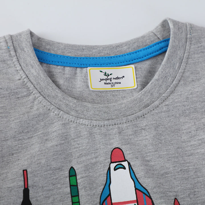 Jungen T-Shirt mit Raketenmotiven Drune