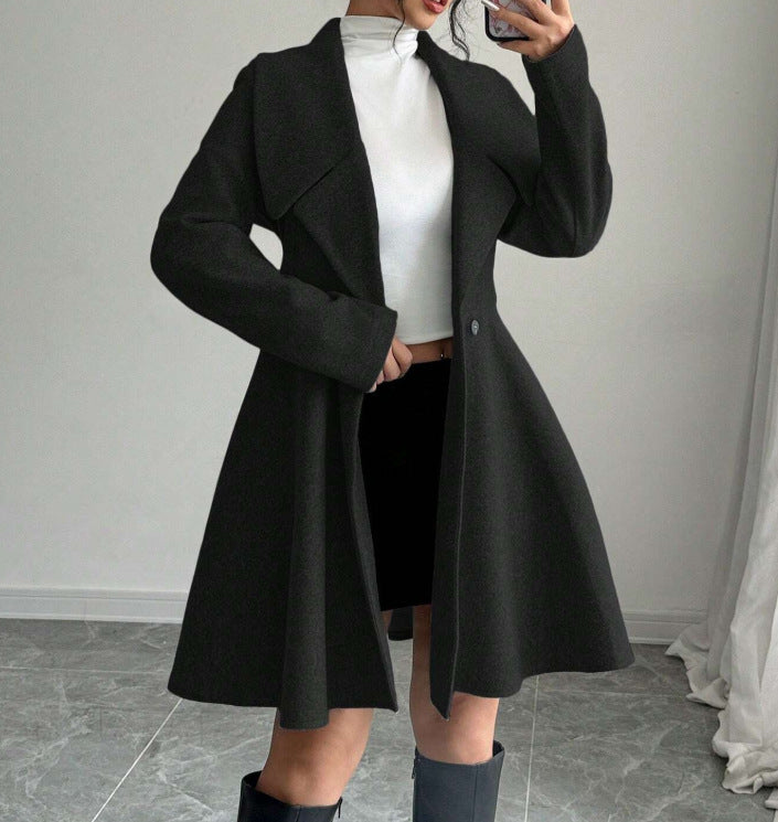 Damen modischer und eleganter Longblazer Drune