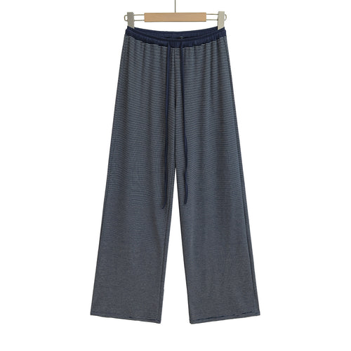 Damen Weite Lounge-Hose mit elastischem Bund und seitlichen Taschen Drune