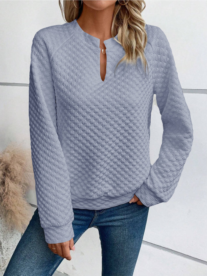 Damen Sweatshirt mit strukturiertem Design Drune