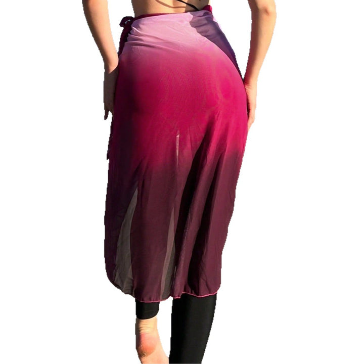 Damen Wickelrock mit sportlichen Leggings Drune