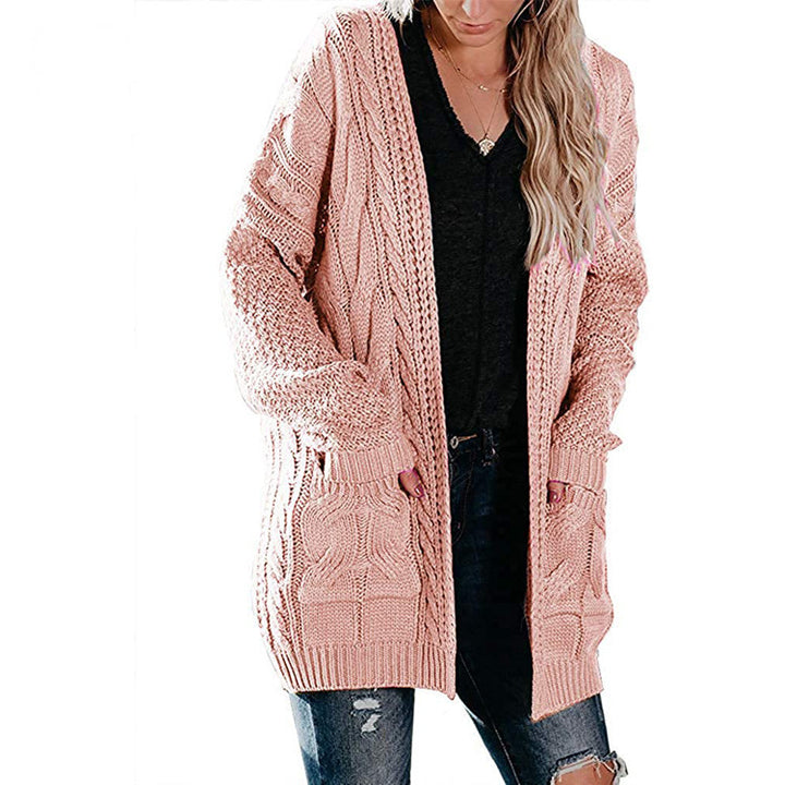 Damen Grobstrick Cardigan Drune