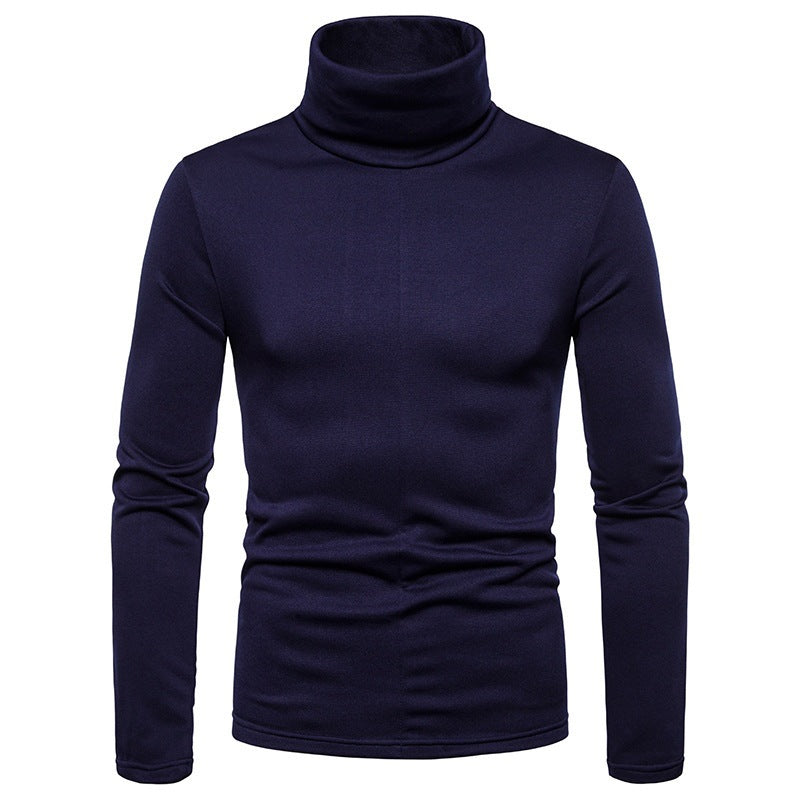 Herren Rollkragenpullover aus weichem Strickmaterial Drune