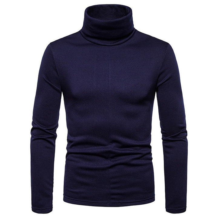 Herren Rollkragenpullover aus weichem Strickmaterial Drune