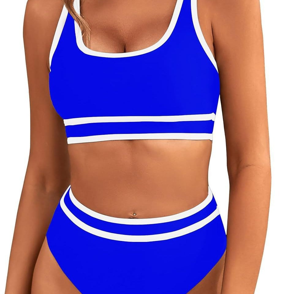 Damen Hochgeschnittener Sportbikini mit ergonomischem Design Drune
