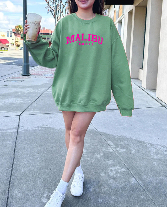 Damen Sweatshirt mit lässigem California-Logo und weichem Material Drune