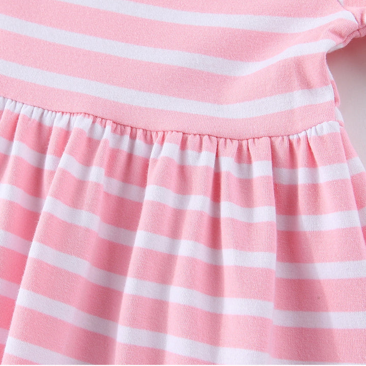 Mädchen Sommerkleid mit niedlichen Hasenapplikationen Drune