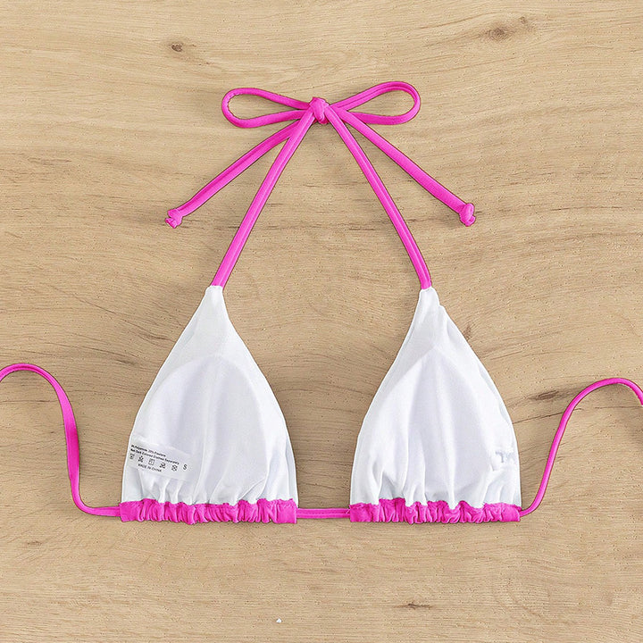 Damen Triangel-Bikini mit verstellbaren Trägern und raffiniertem Schnitt Drune
