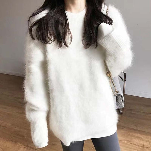 Drune | Weicher Strickpullover Mohair Luxuriöser Komfort