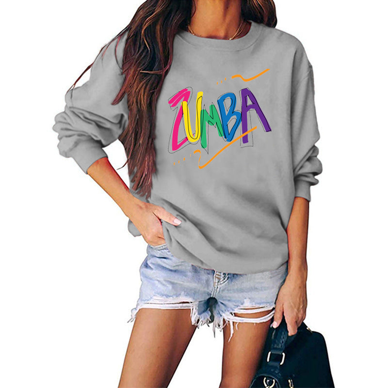 Damen Sweatshirt mit modernem Zumba-Design und lässiger Passform Drune