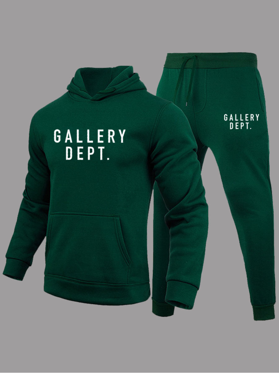 Herren Sweatshirt und Jogginghose Set mit modernem Logo Drune