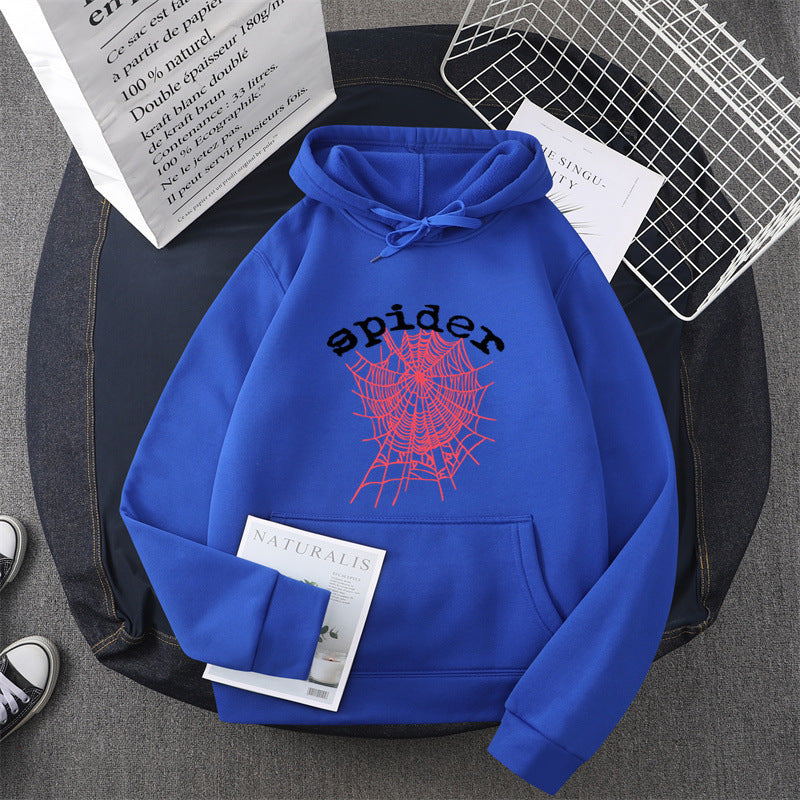 Damen Kapuzensweater mit kreativem Spinnenmotiv Drune