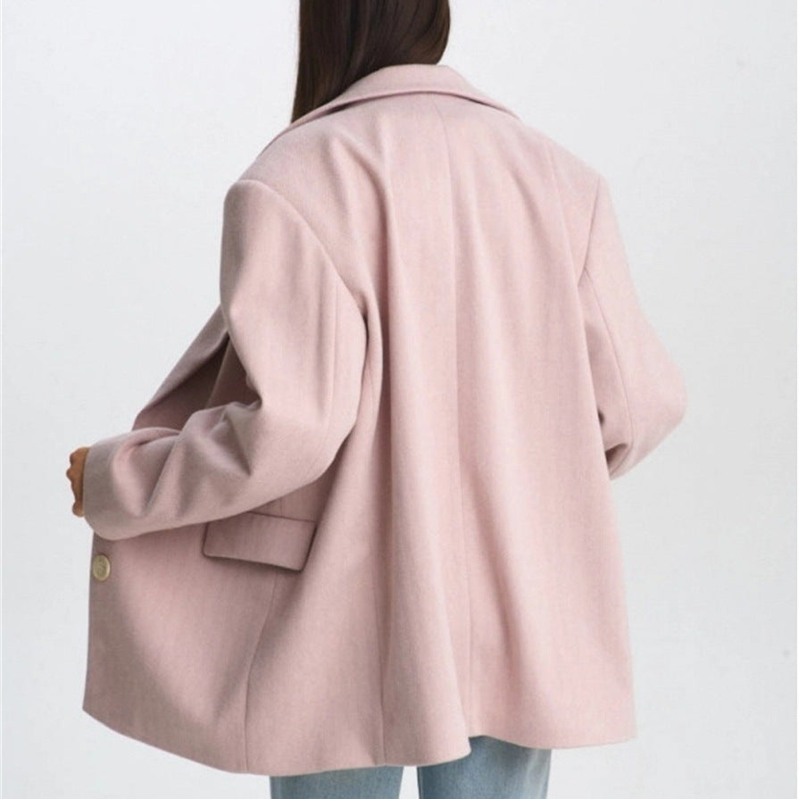 Damen eleganter Blazer im modernen Schnitt mit minimalistischen Details Drune
