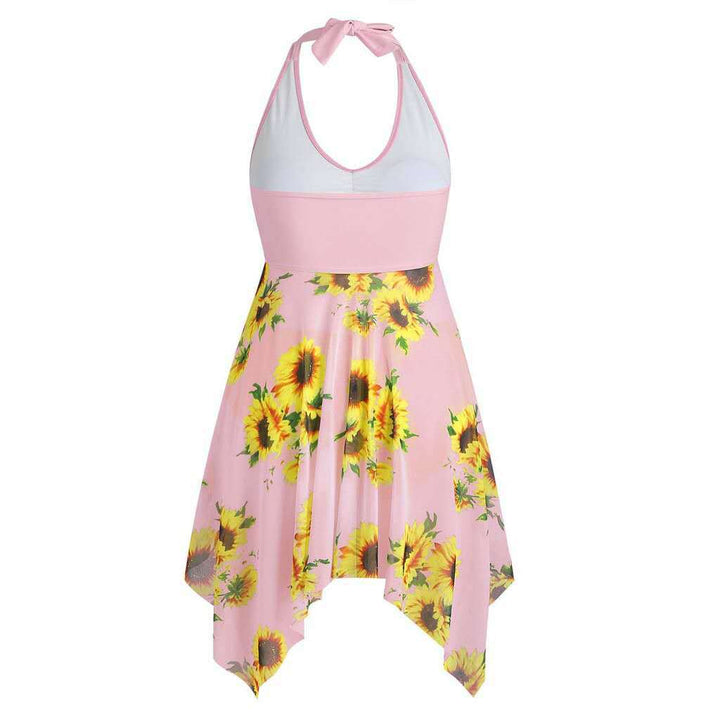 Damen Strandkleid mit verspieltem Blumendesign Drune