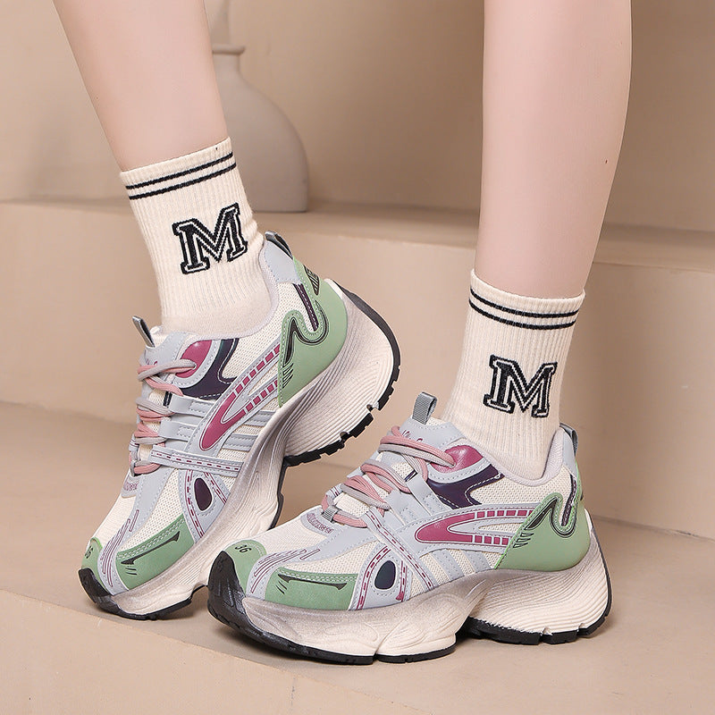 Damen Sportliche Lauf Sneakers mit Dämpfender Technologie und Atmungsaktivem Obermaterial Drune
