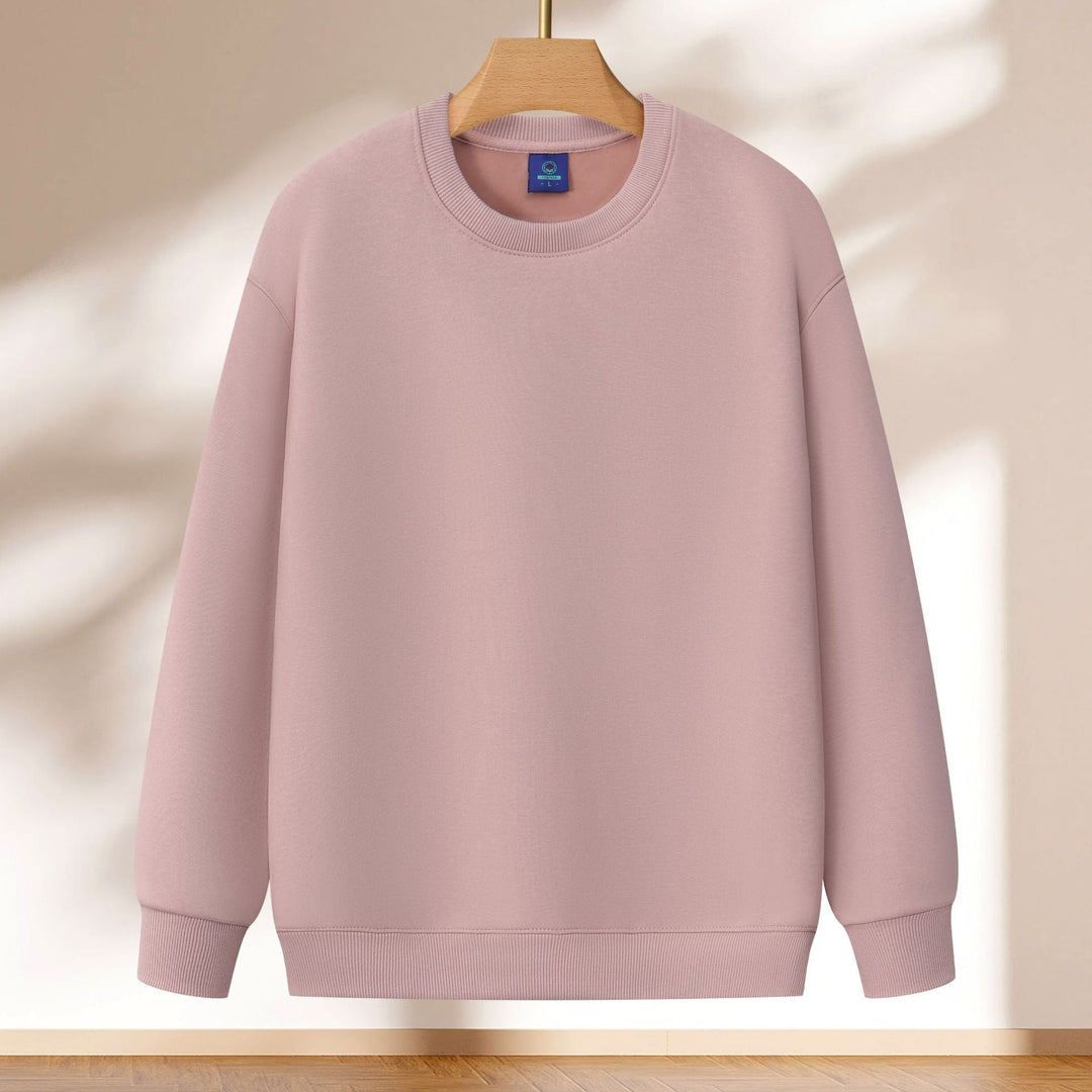 Damen lässiges Sweatshirt mit breiten Schultern und weichem Innenfutter Drune