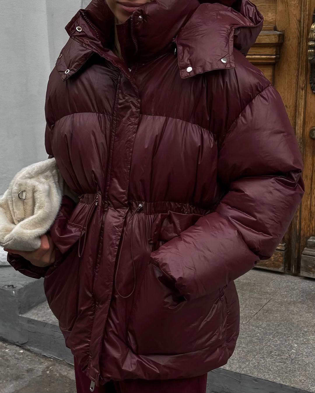 Damen warme Steppjacke Drune