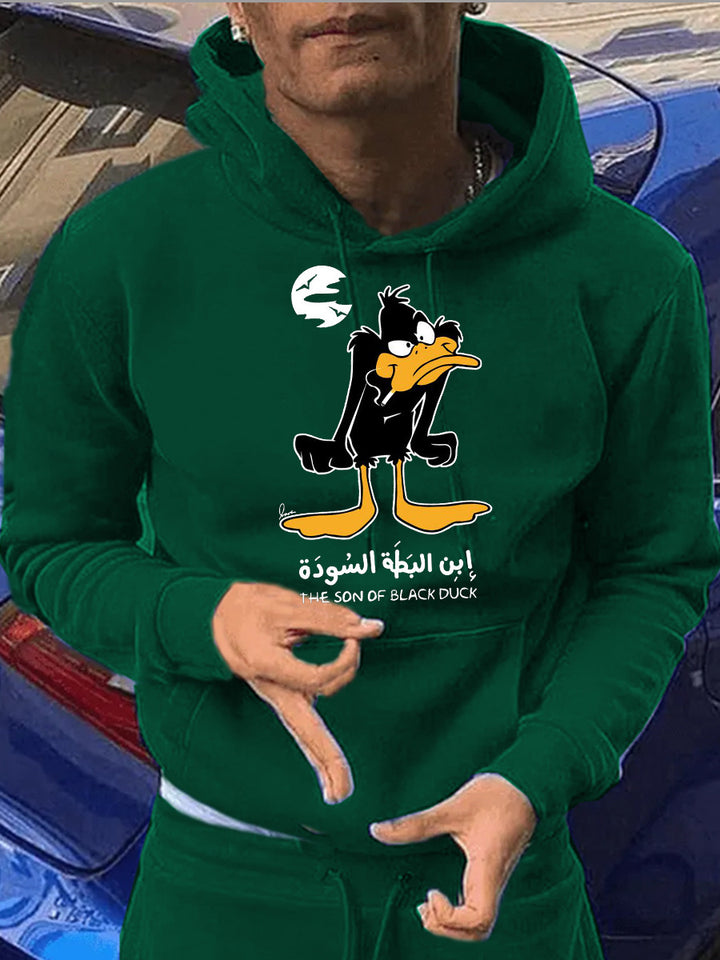 Herren Kapuzenpullover mit einzigartigem Cartoon-Motiv Drune