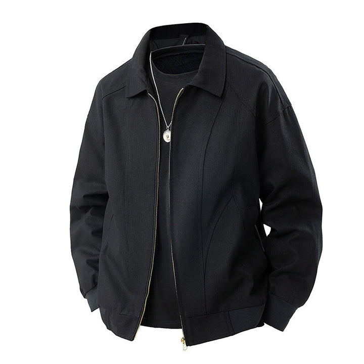 Damen modische Übergangsjacke mit elastischen Bündchen und praktischen Taschen Drune