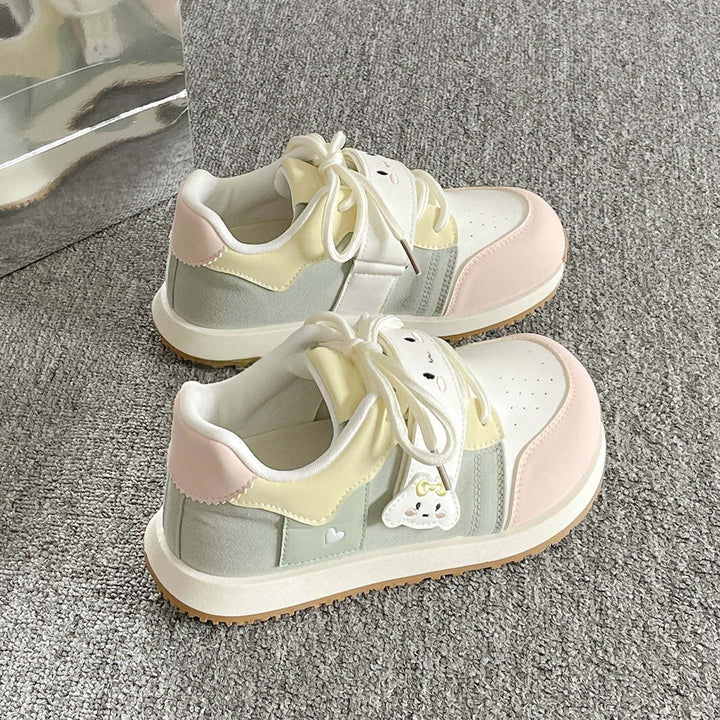 Damen Sportliche Sneakers mit niedlichen Tiermotiven und komfortabler Sohle Drune