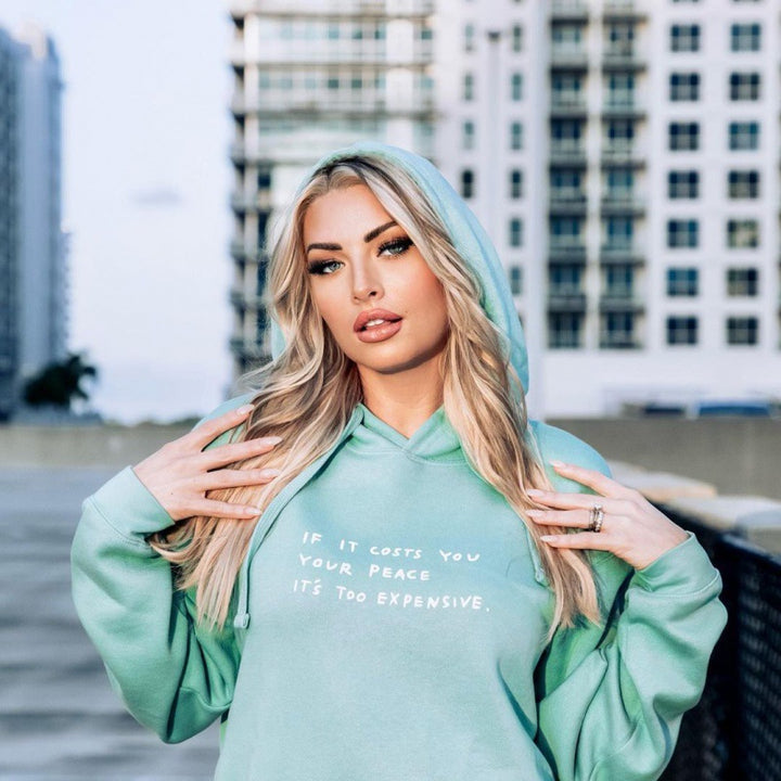 Damen Kapuzensweater mit inspirierendem Spruch und bequemer Passform Drune
