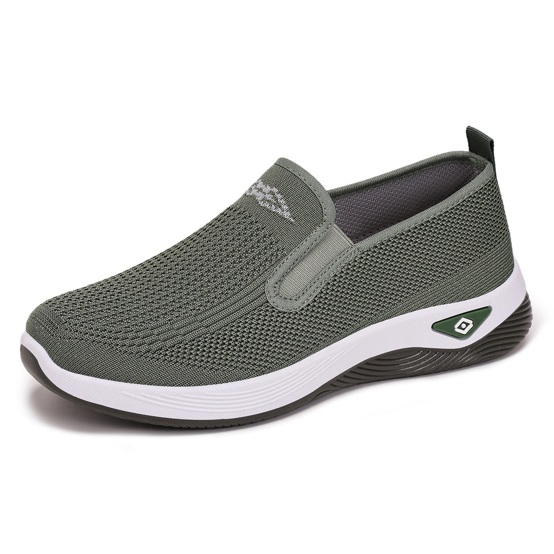Damen nan atmungsaktiver gestrickter Slip-On Freizeitschuh mit dämpfender EVA-Sohle Drune